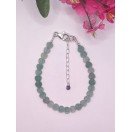 Dainty Green Aventurine Hearts Bracelet